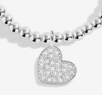 Confetti A Little 'Thank You' Bracelet In Silver Plating