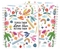 Floral Spiral Notebook