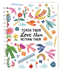Floral Spiral Notebook