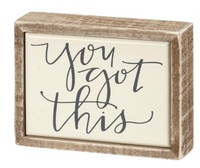 Inspirational Mini Box Signs