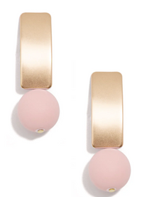 Zenzii Matte Gold Earrings with Various Beads