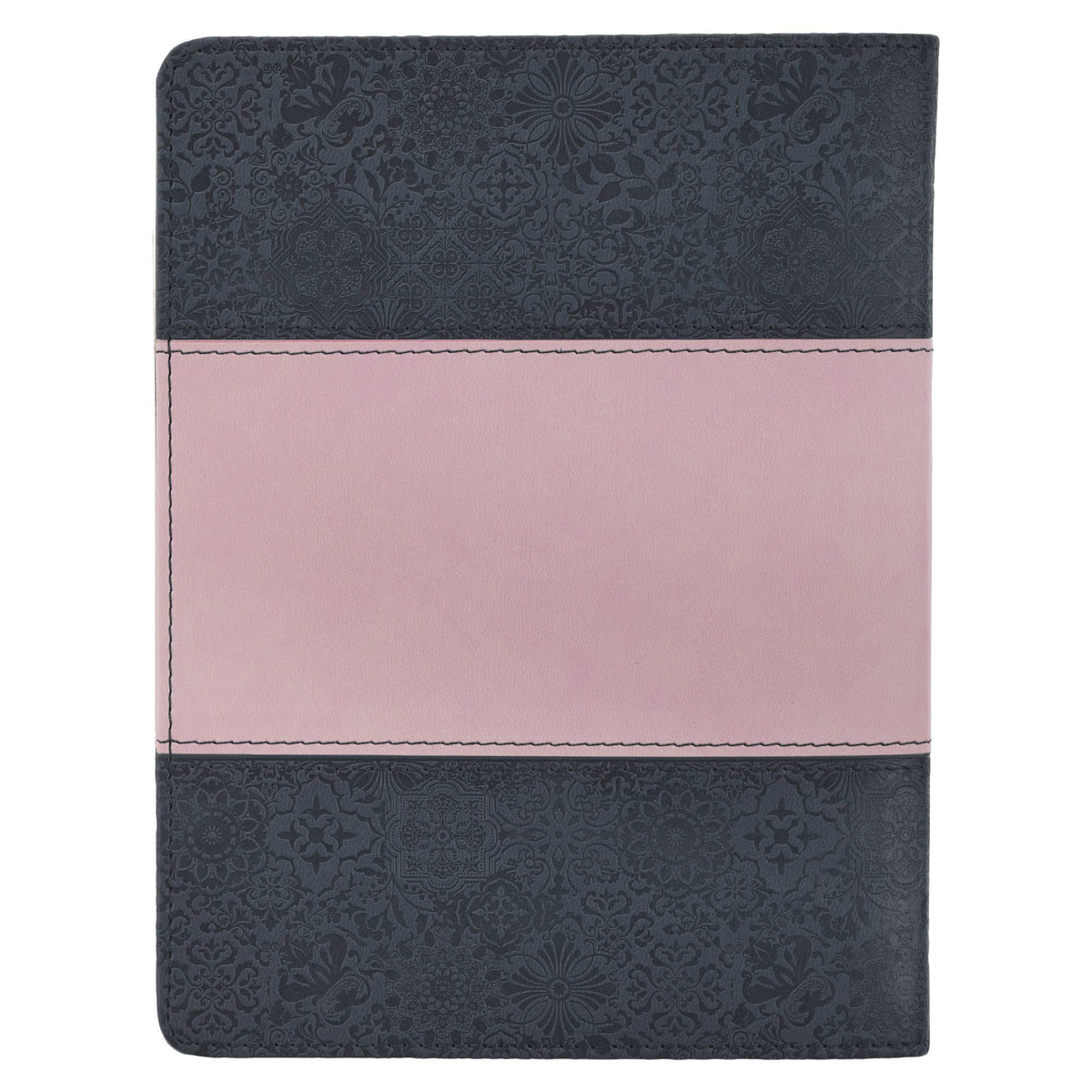 Life Lessons for Mom Gray and Pink Faux Leather Gift Book