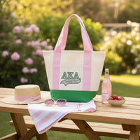 AKA Mini Canvas Tote Bag 1908 Embroidered