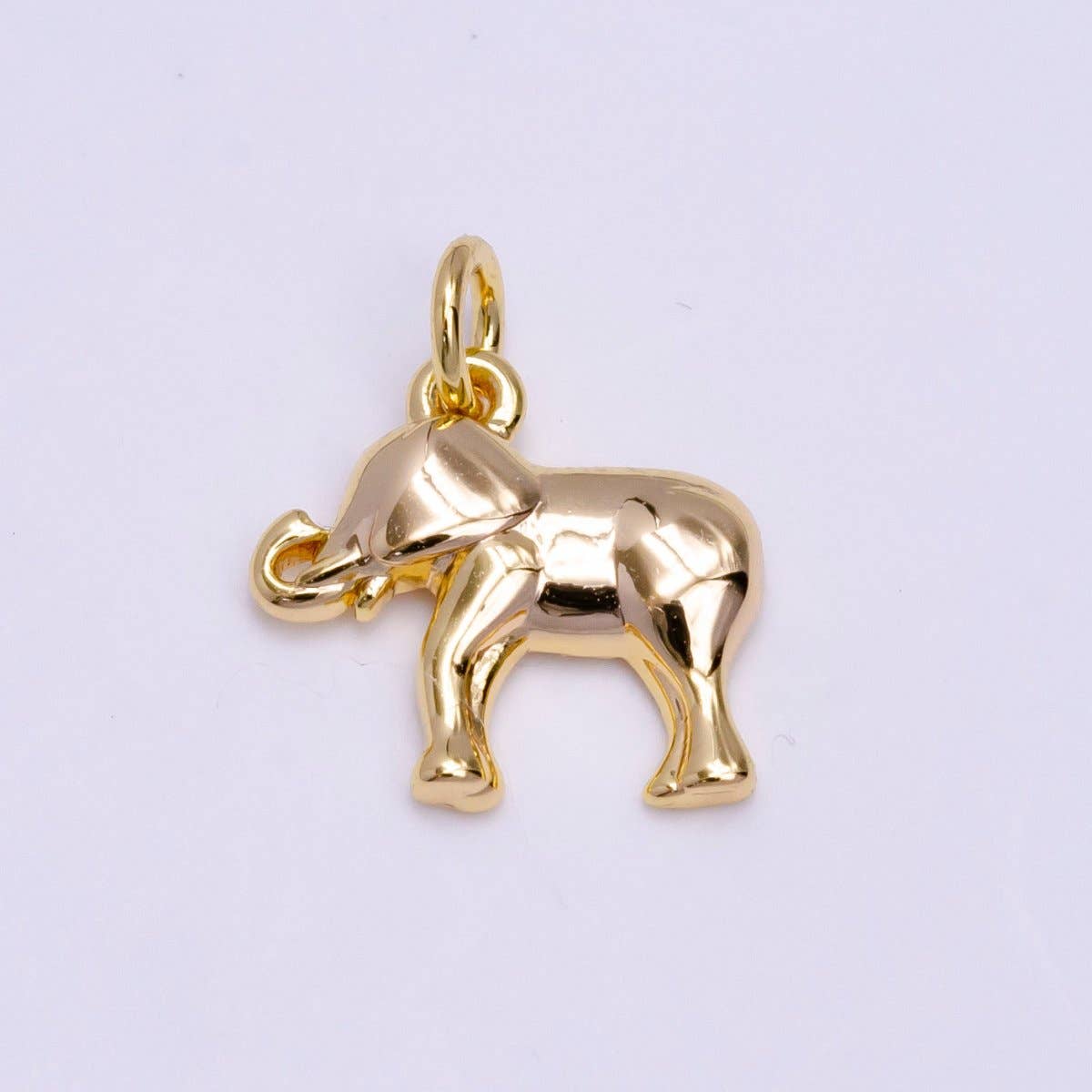 Mini Gold Elephant Charm AC-1398