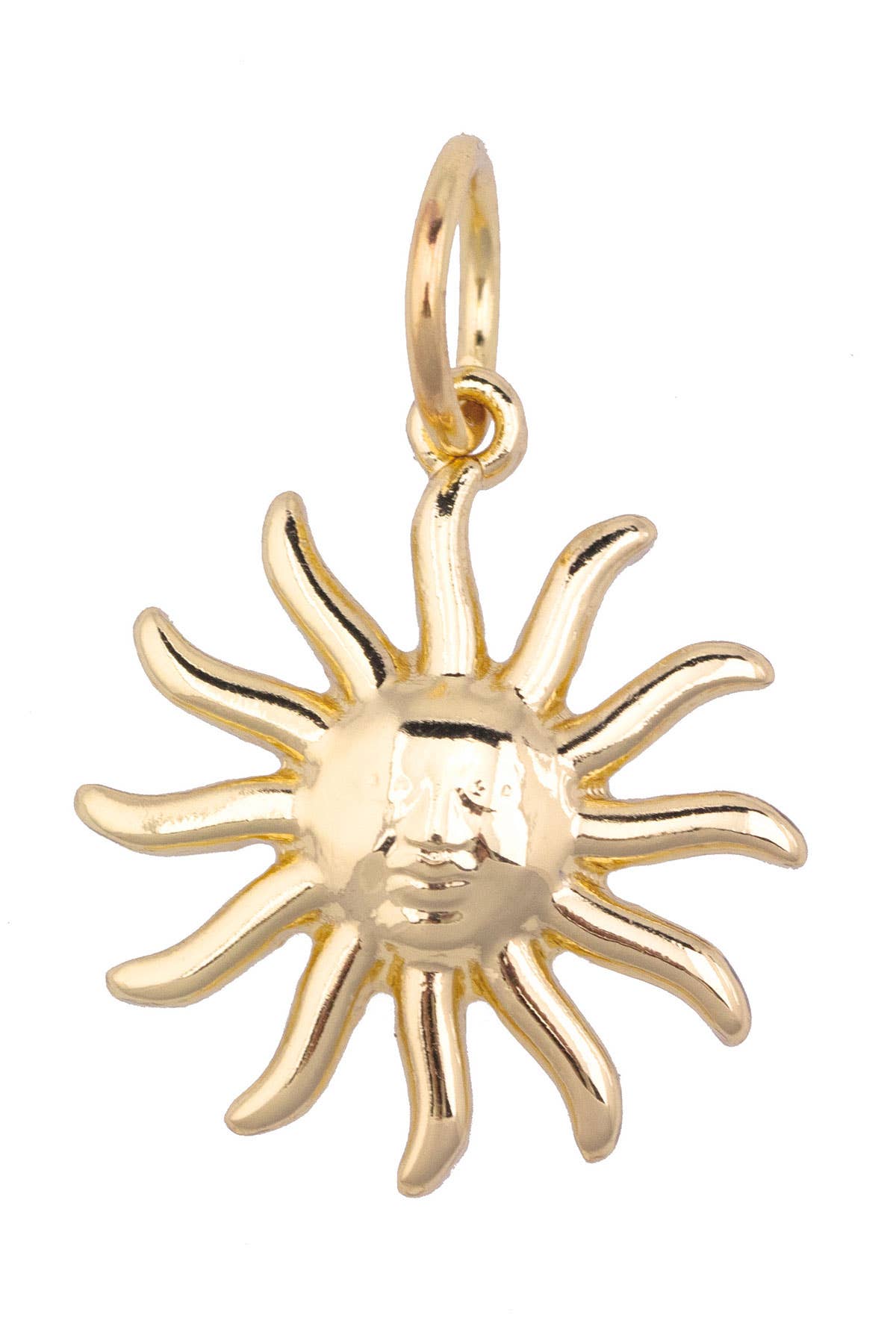 CANVAS STYLE CHARM BAR-Tuscan Sun Charm in Shiny Gold