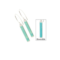 Maui Blue Reversible Mini Bar  JILZARAH Earrings