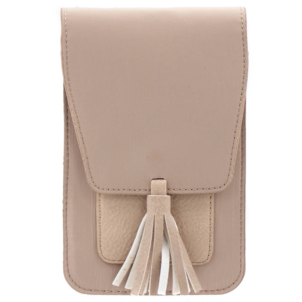 Harper Crossbody: Camel Croc