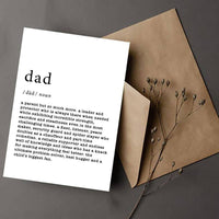 Dad Defined Greeting Card