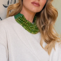 CHUNKY BEADED LAYERED NECKLACE CLASP
