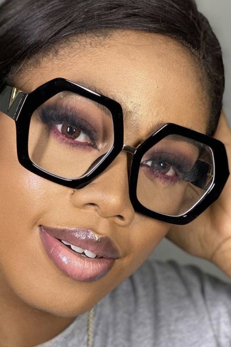 GEOMETRIC FRAME EYEGLASSES