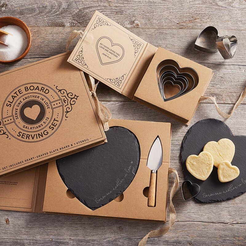 Cardboard Cookie Cutter Set - Heart