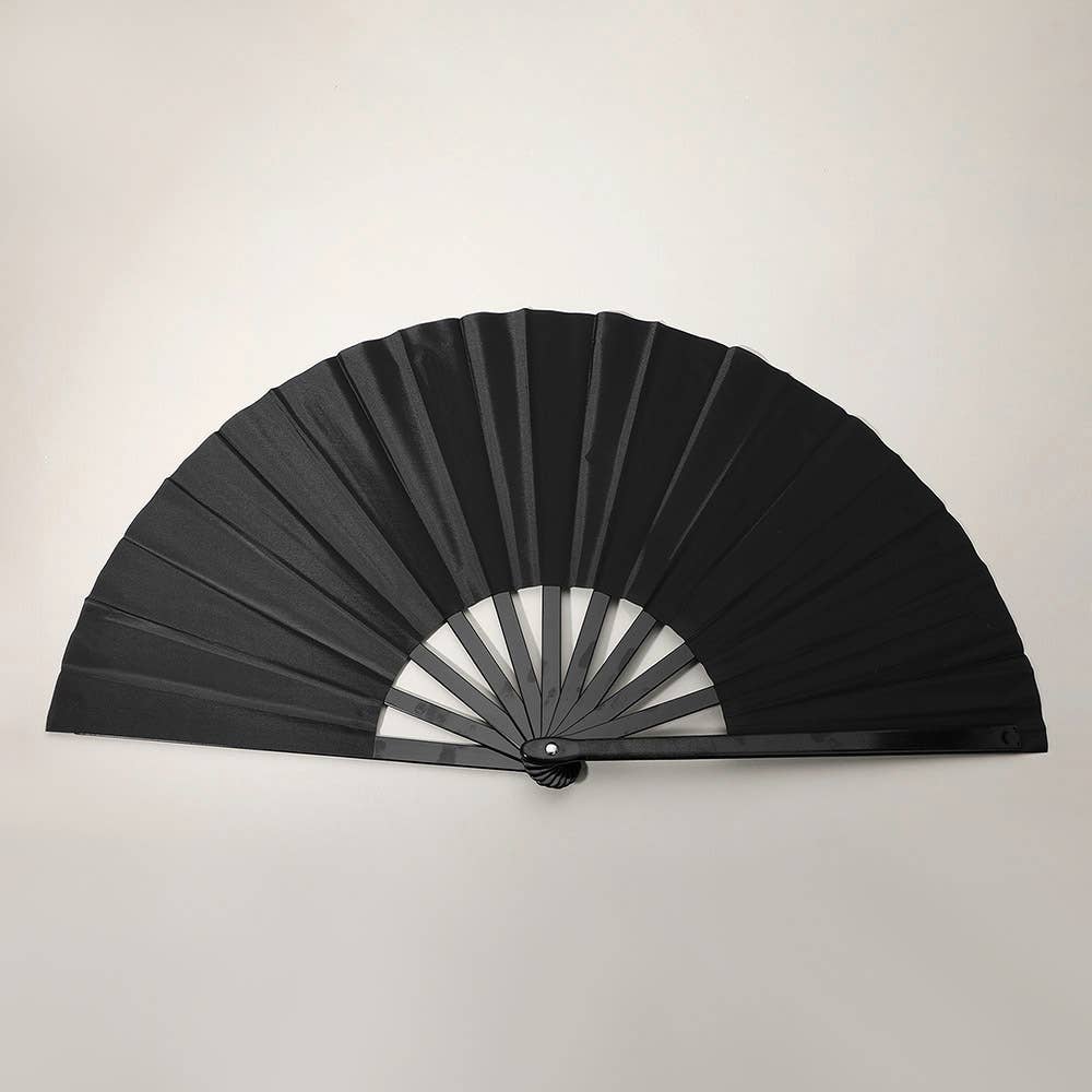 Plain Folding Line Dance Hand Fan