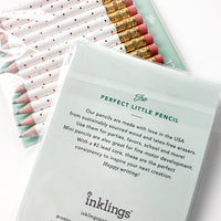 Mini Pencils - Gold Dot/Black