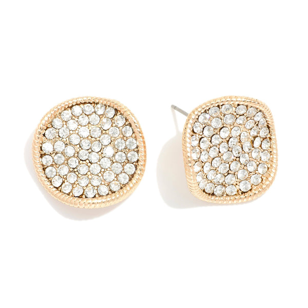 Janelle Rhinestone Stud Earrings