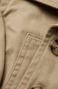 Off Shoulder Trench Style Cargo Jumpsuit: L
