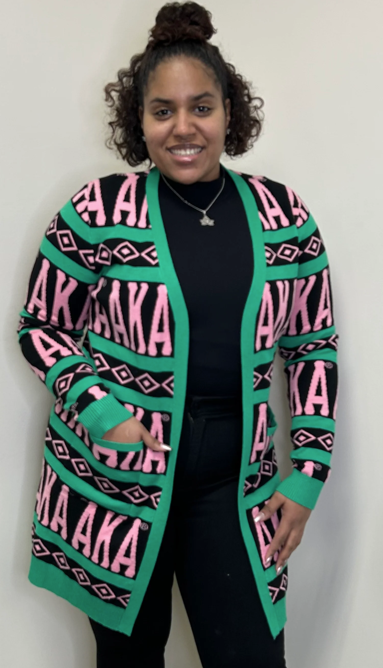 Alpha Kappa Alpha Cardigan