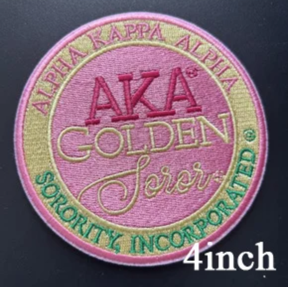 Divine 9 Sorority & Fraternity  Iron on Embroidered Patches: AKA, Delta Sigma Theta, Zeta Phi Beta, Alpha, Kappa, Sigma, Omega