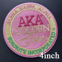 Divine 9 Sorority & Fraternity  Iron on Embroidered Patches: AKA, Delta Sigma Theta, Zeta Phi Beta, Alpha, Kappa, Sigma, Omega