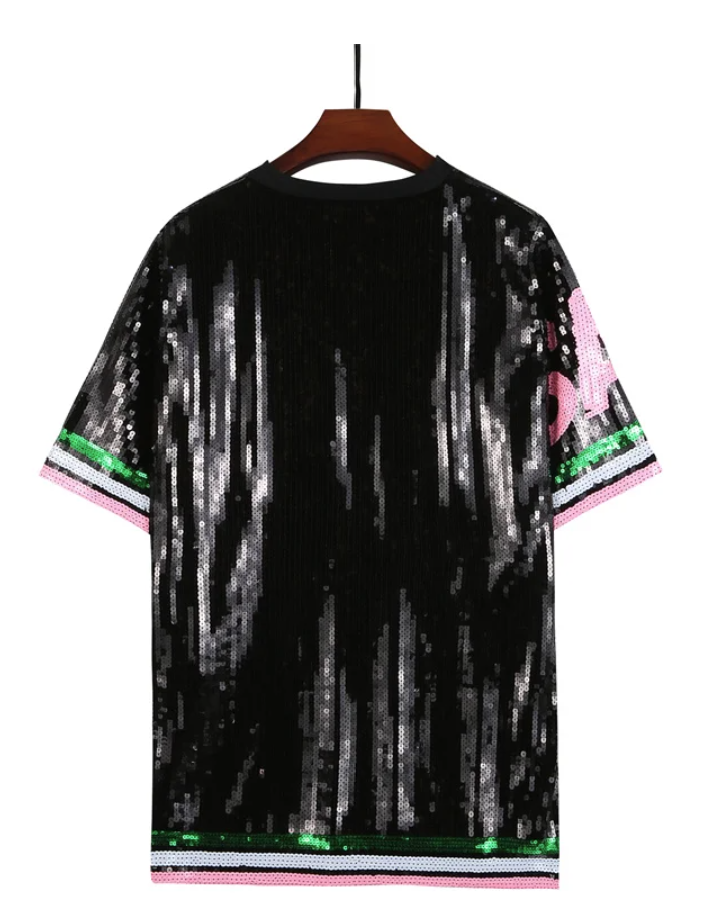 AKA Sequin Jersey Dress or Top Bold Black AKA Sequin Jersey Dress or Top Bold Black
