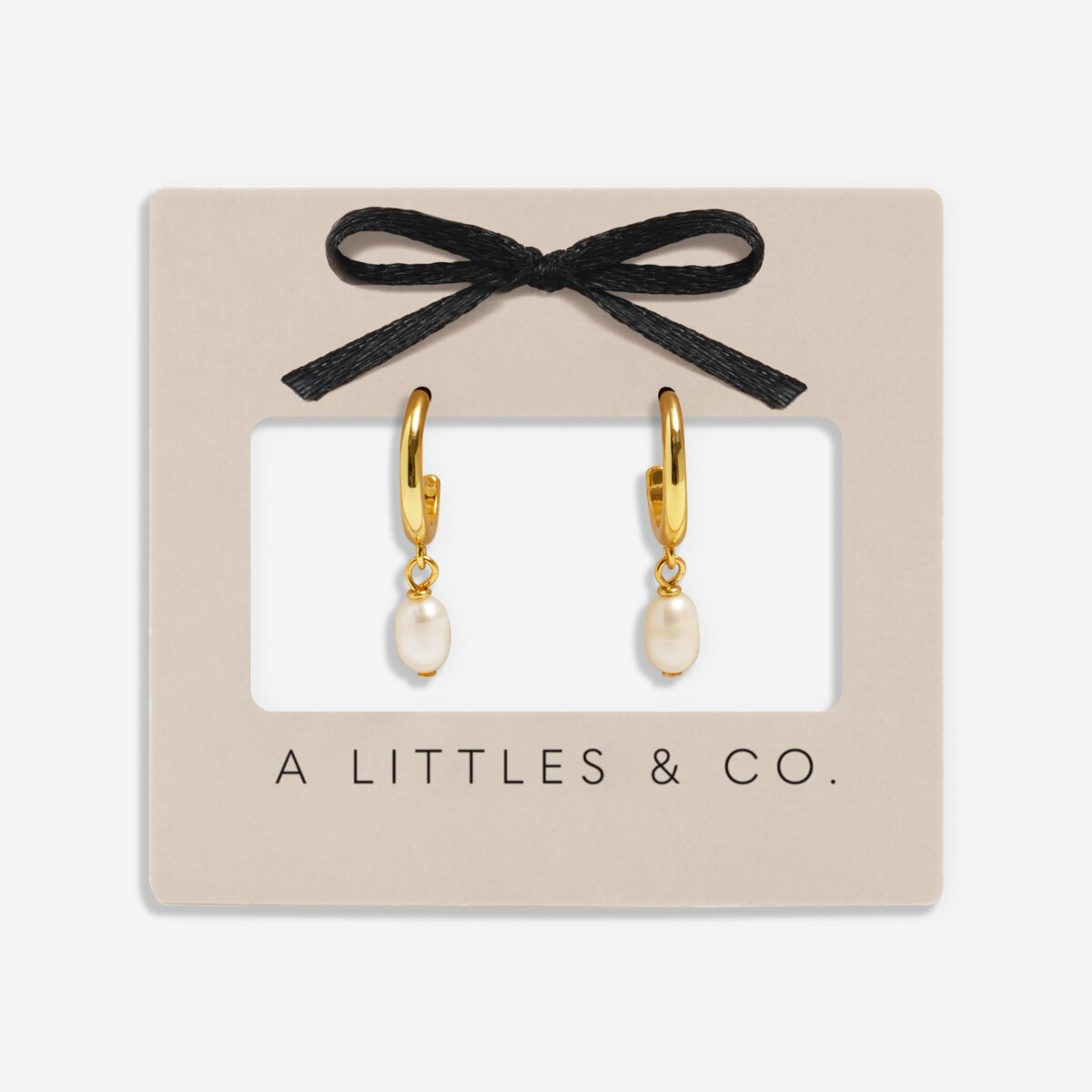Loved By You Pearl Hoop Hoop Earrings