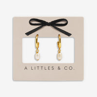 Loved By You Pearl Hoop Hoop Earrings