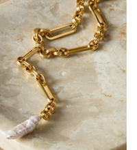 Allure Waterproof Gold Pearl Lariat Necklace