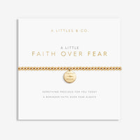 A Little 'Faith Over Fear' Bracelet