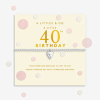 Confetti A Little '40th Birthday' Bracelet