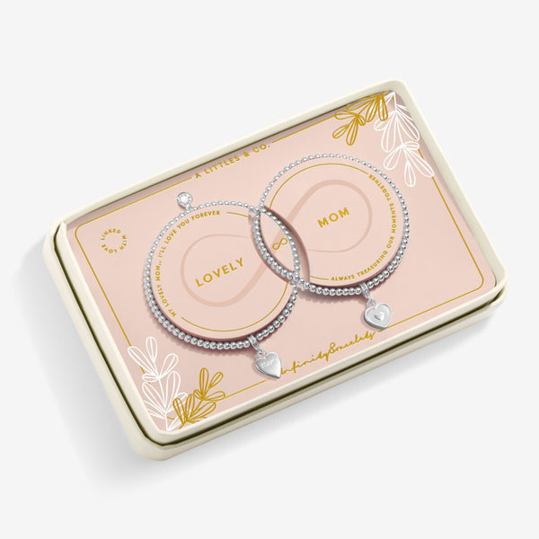 Mother's Day 'Lovely Mom' Infinity Bracelet