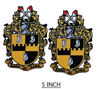 Divine 9 Sorority & Fraternity  Iron on Embroidered Patches: AKA, Delta Sigma Theta, Zeta Phi Beta, Alpha, Kappa, Sigma, Omega