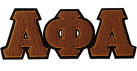Divine 9 Sorority & Fraternity  Iron on Embroidered Patches: AKA, Delta Sigma Theta, Zeta Phi Beta, Alpha, Kappa, Sigma, Omega