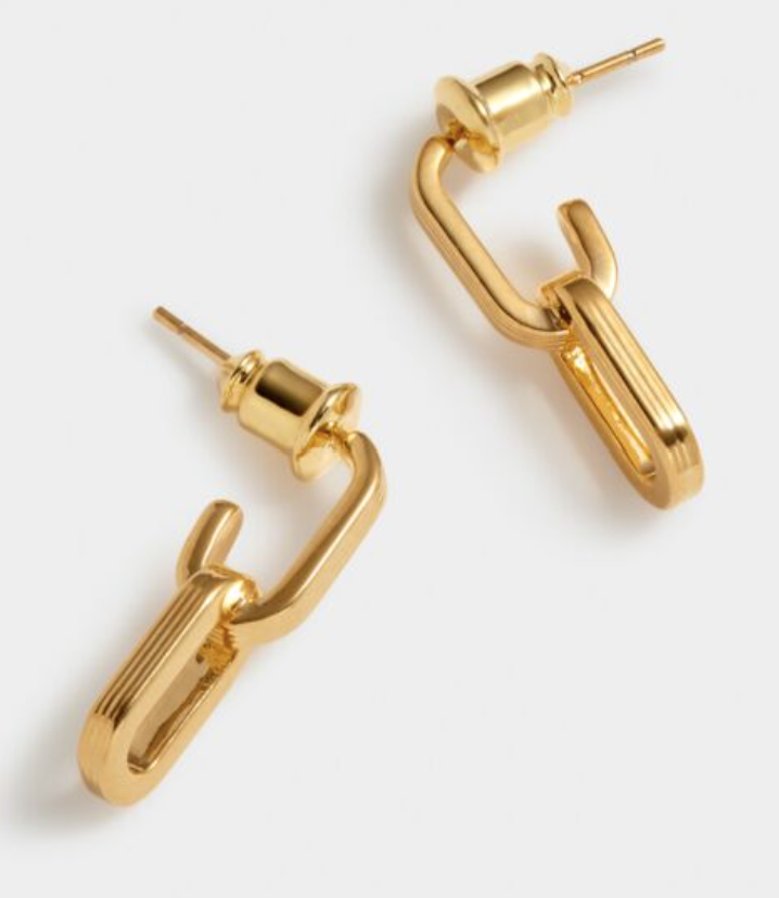 Arabella Waterproof Gold Hoop Earrings