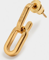 Arabella Waterproof Gold Hoop Earrings