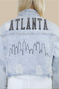 Atlanta Skyline Jean Jacket