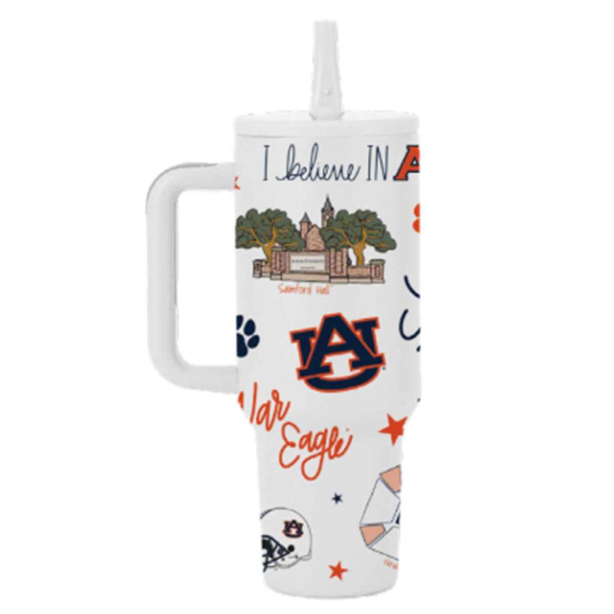 To Go Tumbler 30oz Auburn Tigers