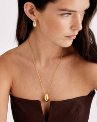 Aura Waterproof Gold Necklace or Earrings