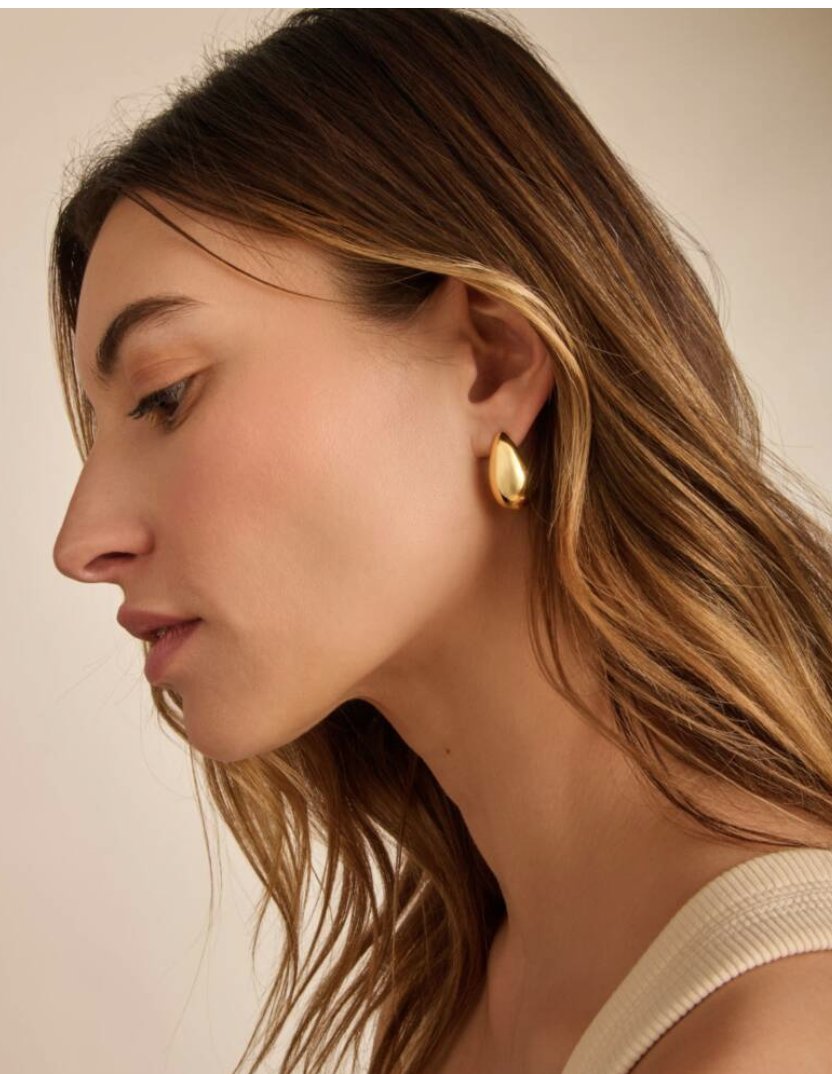 Aura Waterproof Gold Necklace or Earrings