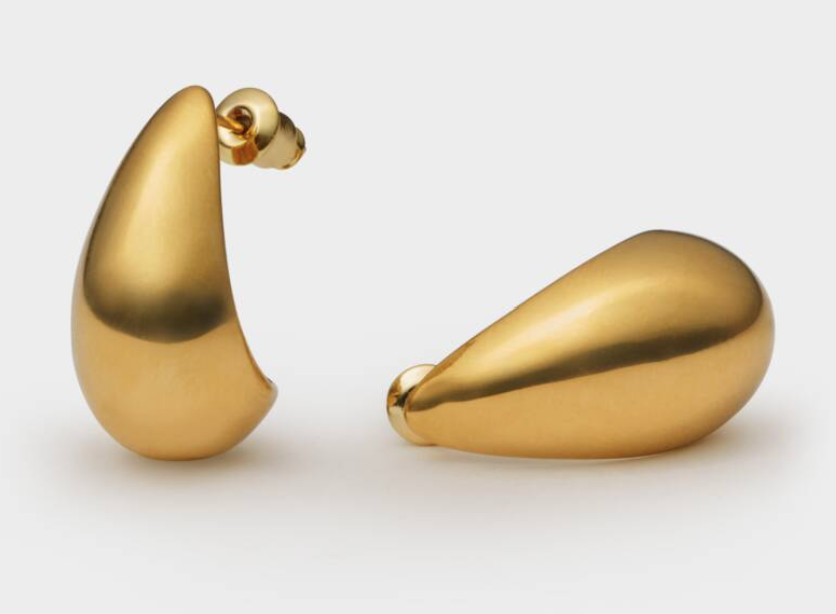 Aura Waterproof Gold Necklace or Earrings
