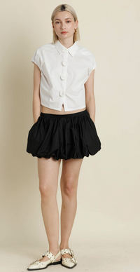 Reese Shirt with Floral Buttons