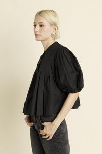 Peggy PLEATED PINTUCK BLOUSE
