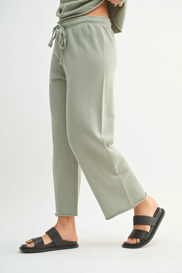 Malibu Wide-Leg Fleece Pants: SHADOW / S:M:L (2:2:2)