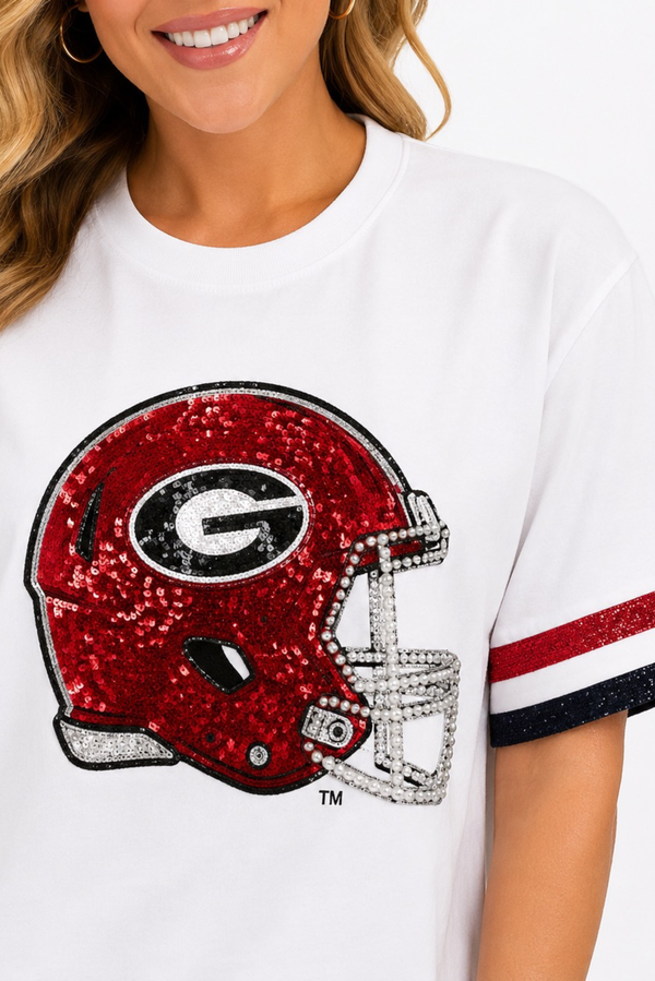 Briana Cannon Georgia Sparkle Logo T-Shirt