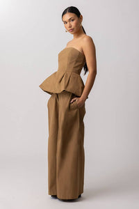 TOVE PANTS: MOCHA / S