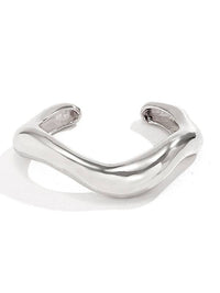 Geometric Bracelet Accessories: SILVER / A / One_size