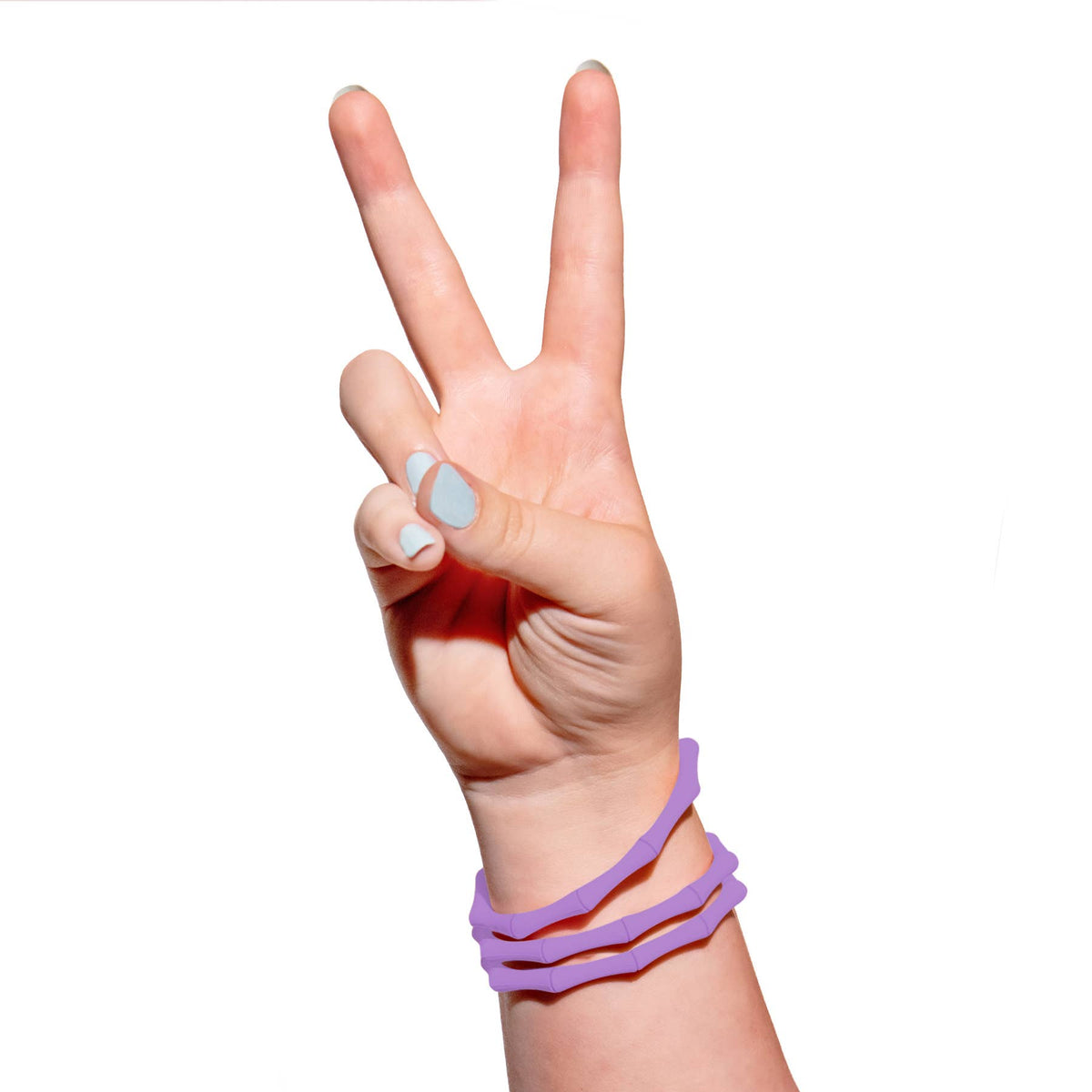 Waterproof Bamboo Bracelet | Travel-Ready Wristwear: Pearl