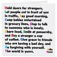 Hold Doors For Strangers Greeting Cards (Edie Nova)