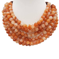 NEW CHUNKY BEADED LAYERED MAGNETIC NECKLACE