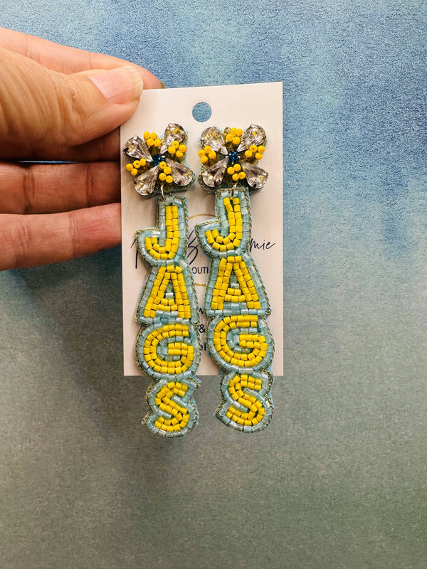 Southern Jags Beaded Earrings