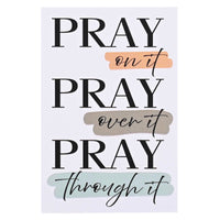 Itty Bitty Card "Pray On Over Through It"