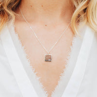 Pharmacist Graduation - Pharmacy Rx Charm Necklace: 14k Gold Vermeil / Necklace is 18” long with an adjustable ring of 16” Rx pendant measures 0.45" in width and 0.45" in height. / Minimalist